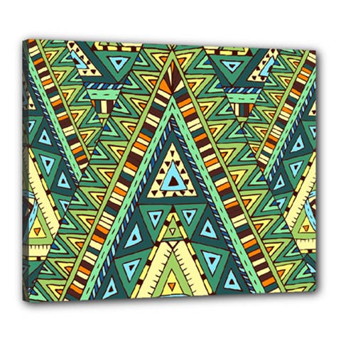 Native Ornament Canvas 24  X 20  (stretched) by goljakoff