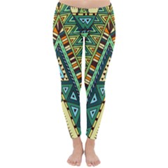 Native Ornament Classic Winter Leggings by goljakoff