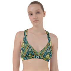 Native Ornament Sweetheart Sports Bra by goljakoff