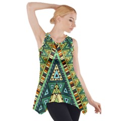 Native Ornament Side Drop Tank Tunic by goljakoff