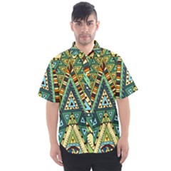 Native Ornament Men s Short Sleeve Shirt