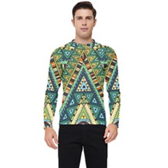 Native Ornament Men s Long Sleeve Rash Guard by goljakoff