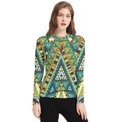 Native Ornament Women s Long Sleeve Rash Guard by goljakoff