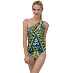 Native Ornament To One Side Swimsuit by goljakoff