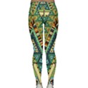 Native ornament Lightweight Velour Classic Yoga Leggings View2