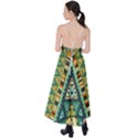 Native ornament Tie Back Maxi Dress View2