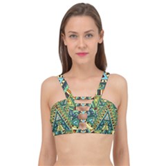 Native Ornament Cage Up Bikini Top by goljakoff