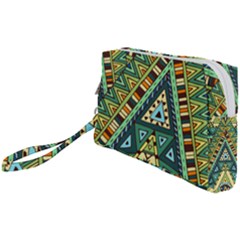 Native Ornament Wristlet Pouch Bag (small) by goljakoff