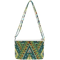 Native Ornament Double Gusset Crossbody Bag by goljakoff