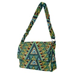 Native Ornament Full Print Messenger Bag (m) by goljakoff