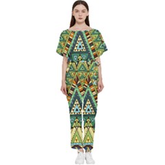 Native Ornament Batwing Lightweight Jumpsuit by goljakoff