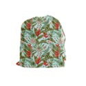 Tropical flowers Drawstring Pouch (Large) View1