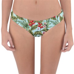 Tropical Flowers Reversible Hipster Bikini Bottoms by goljakoff