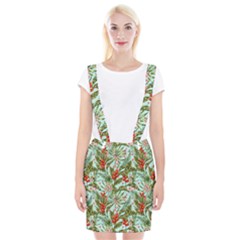 Tropical Flowers Braces Suspender Skirt by goljakoff