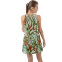 Tropical flowers Halter Tie Back Chiffon Dress View2