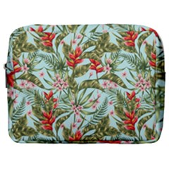 Tropical Flowers Make Up Pouch (large) by goljakoff