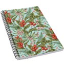 Tropical flowers 5.5  x 8.5  Notebook View1