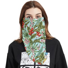 Tropical Flowers Face Covering Bandana (triangle)