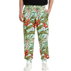 Tropical Flowers Men s Elastic Waist Pants by goljakoff