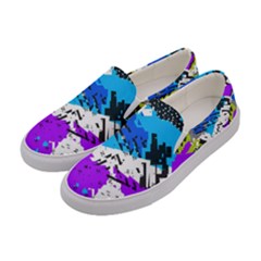 Shaky Shapes                                                      Women s Canvas Slip Ons by LalyLauraFLM