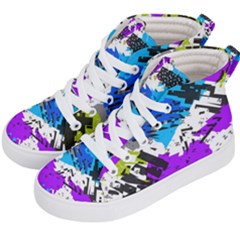 Shaky Shapes                                                       Kid s Hi-top Skate Sneakers by LalyLauraFLM