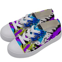 Shaky Shapes                                                         Kids  Low Top Canvas Sneakers by LalyLauraFLM