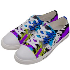 Shaky Shapes                                                         Women s Low Top Canvas Sneakers by LalyLauraFLM