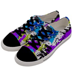 Shaky Shapes                                                         Men s Low Top Canvas Sneakers by LalyLauraFLM