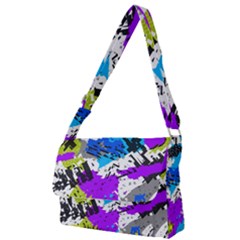 Shaky Shapes                                                          Full Print Messenger Bag by LalyLauraFLM