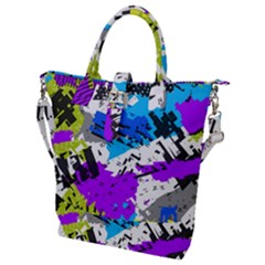 Shaky Shapes                                                          Buckle Top Tote Bag by LalyLauraFLM