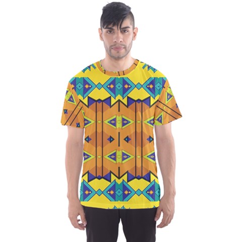 Tribal Pattern                                                          Men s Sport Mesh Tee by LalyLauraFLM