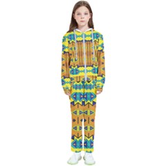 Tribal Pattern                                                          Kids  Tracksuit by LalyLauraFLM