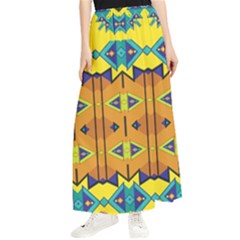 Tribal Pattern                                                         Maxi Chiffon Skirt