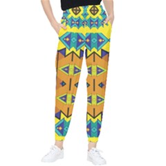 Tribal Pattern                                                          Tapered Pants