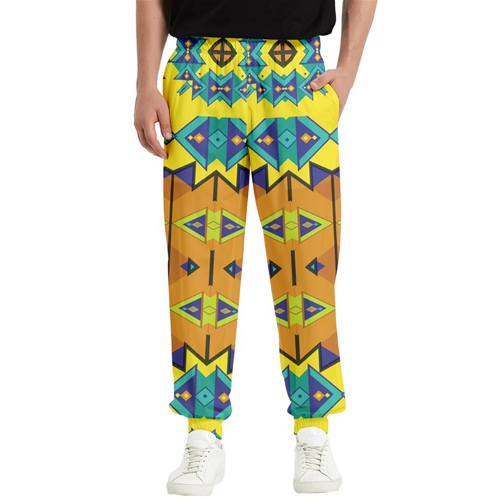 Tribal pattern                                                       Men s Elastic Waist Pants