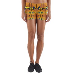 Tribal Pattern                                                        Yoga Shorts by LalyLauraFLM