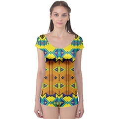 Tribal Pattern                                                          Boyleg Leotard (ladies) by LalyLauraFLM