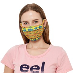 Tribal Pattern                                                      Crease Cloth Face Mask (adult)