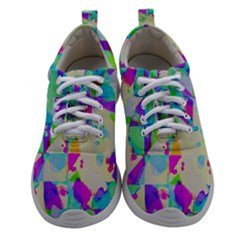 Watercolors Spots                                                       Women Athletic Shoes by LalyLauraFLM