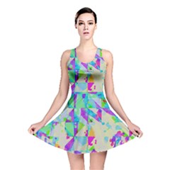 Watercolors Spots                                                          Reversible Skater Dress by LalyLauraFLM