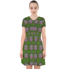 Star Over The Healthy Sacred Nature Ornate And Green Adorable In Chiffon Dress by pepitasart