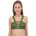 Star Over The Healthy Sacred Nature Ornate And Green Cage Up Bikini Top View1