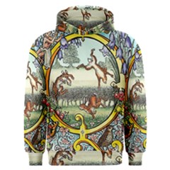 The Illustrated Alphabet - Q - By Larenard Men s Overhead Hoodie by LaRenard