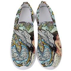 The Illustrated Alphabet - S - By Larenard Men s Slip On Sneakers by LaRenard