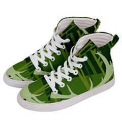 Forest Deer Tree Green Nature Men s Hi-top Skate Sneakers