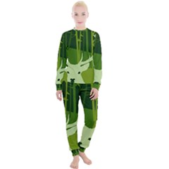 Forest Deer Tree Green Nature Women s Lounge Set by HermanTelo