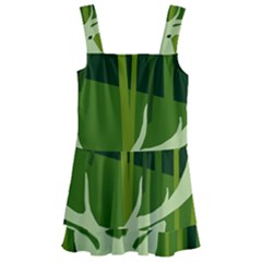 Forest Deer Tree Green Nature Kids  Layered Skirt Swimsuit by HermanTelo