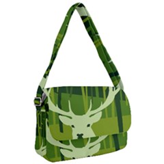 Forest Deer Tree Green Nature Courier Bag