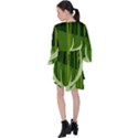 Forest Deer Tree Green Nature V-Neck Flare Sleeve Mini Dress View2