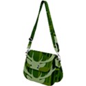 Forest Deer Tree Green Nature Saddle Handbag View2